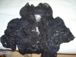 Black lace shrug